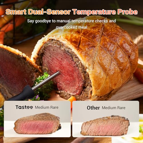 Compact 8-in-1 Air Fryer with Dual-sensor Smart Probe