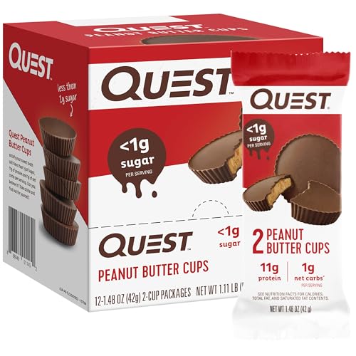 Quest Nutrition Keto-Friendly Peanut Butter Cups, 12 Count