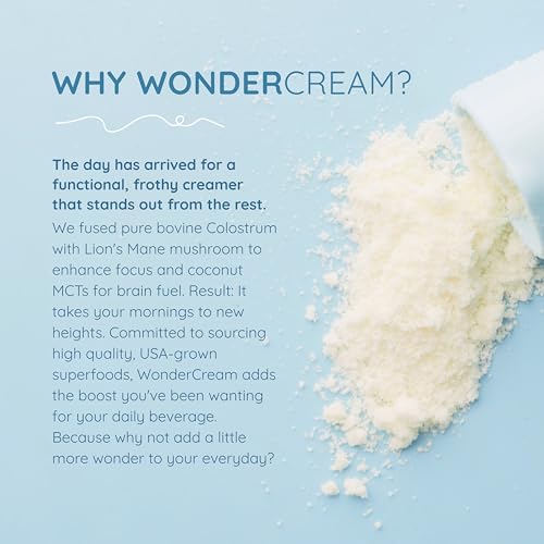 Bovine Colostrum Creamer with Organic Lions Mane for Keto