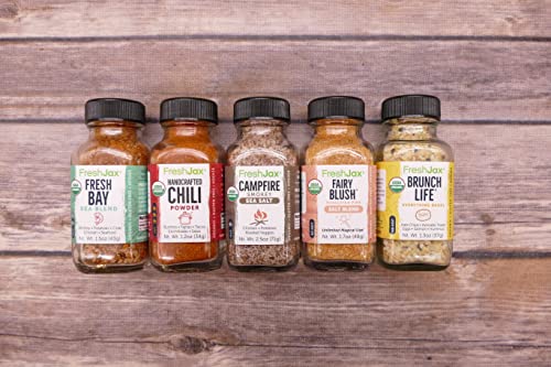 FreshJax Keto Camping Seasoning Set | Sampler of Organic Spices | Grilling Gifts for Men