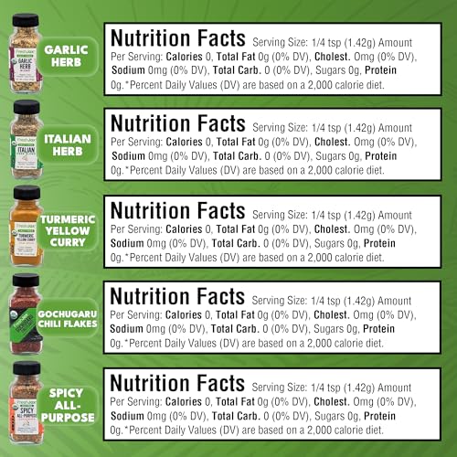 Organic Salt-Free Seasonings Gift Set | Keto-Friendly Spices