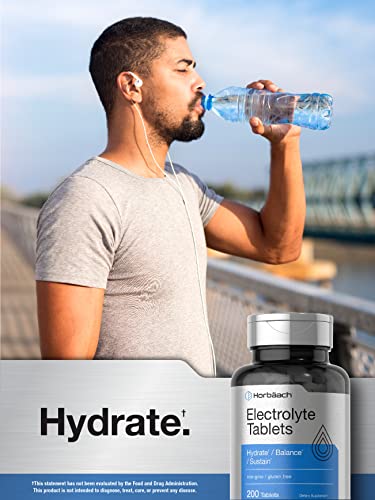 Horbäach Electrolyte Tablets | 200 Count | Keto-Friendly