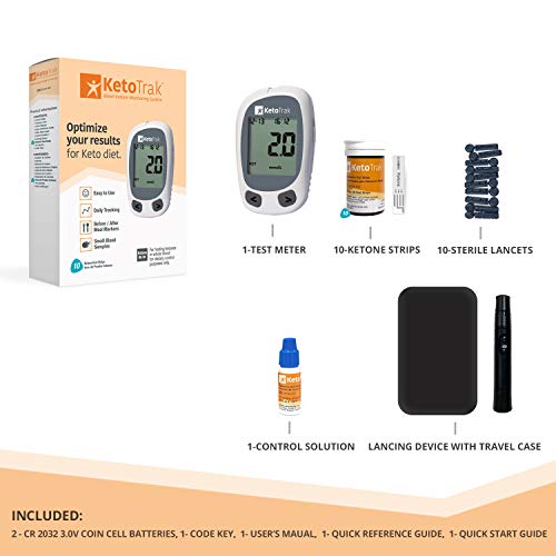 KetoTrak Blood Ketone Testing Kit: Optimize Keto Results