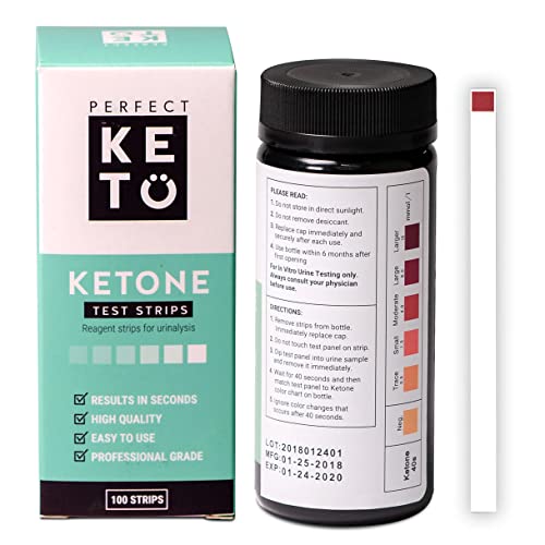 Keto Test Strips - Ketone Testing Kit, 100 CT