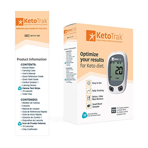 KetoTrak Blood Ketone Testing Kit: Optimize Keto Results