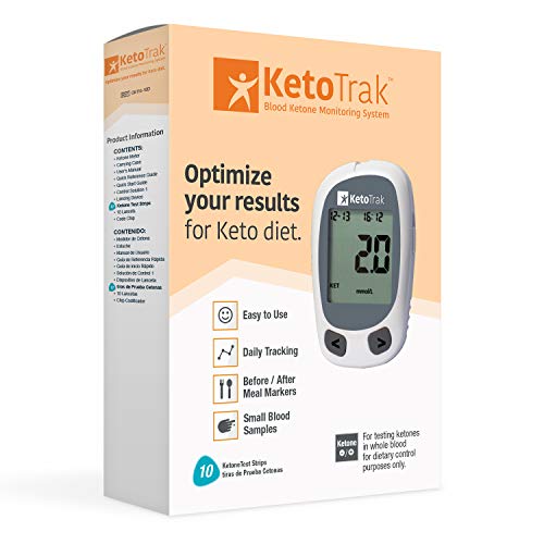 KetoTrak Blood Ketone Testing Kit: Optimize Keto Results