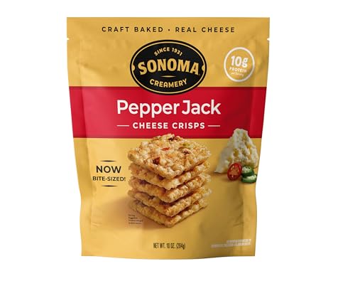 Sonoma Creamery Pepper Jack Cheese Crisps - 10 oz