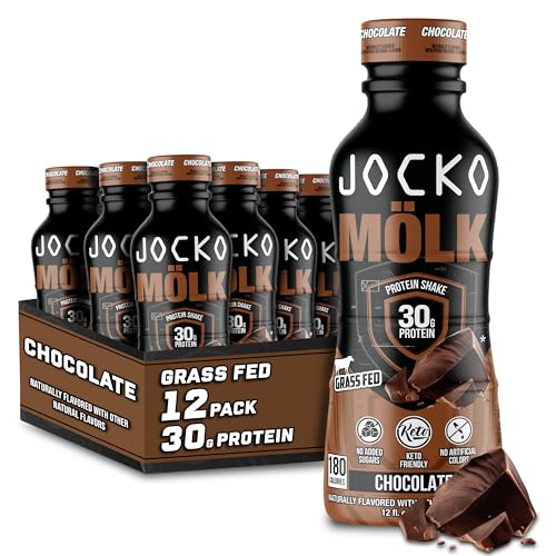 Jocko Mölk Keto Protein Shakes – Naturally Flavored, 30g Protein