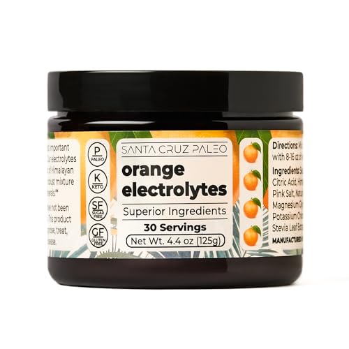 Keto-friendly Orange Electrolyte Powder for Hydration, 30 Servings