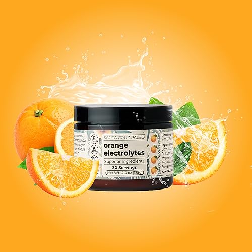 Keto-friendly Orange Electrolyte Powder for Hydration, 30 Servings