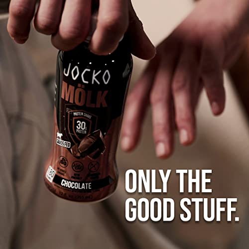 Jocko Mölk Keto Protein Shakes – Naturally Flavored, 30g Protein