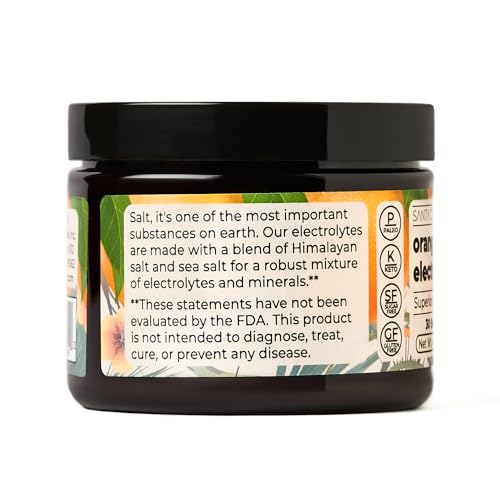 Keto-friendly Orange Electrolyte Powder for Hydration, 30 Servings