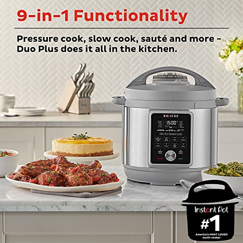 Whisper Quiet 9-in-1 Instant Pot, 8-Quart Stainless Steel