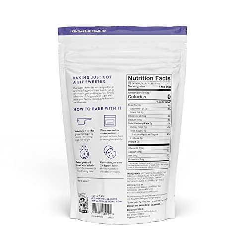 Keto-Friendly Sugar Substitute, 12oz, Made with Plant-Based Ingredients