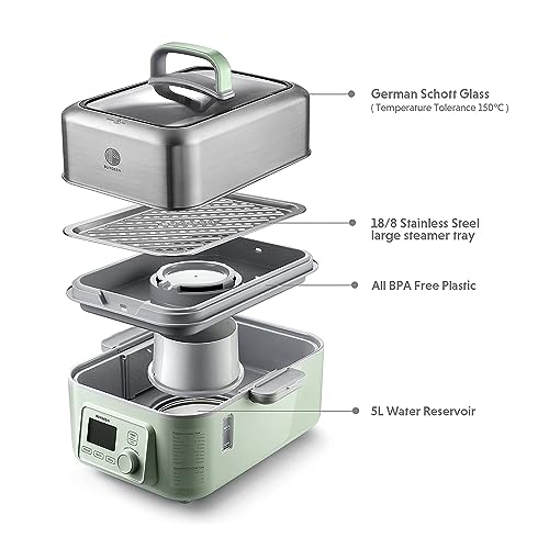 BUYDEEM G563-A501 Electric Food Steamer for Keto Diets