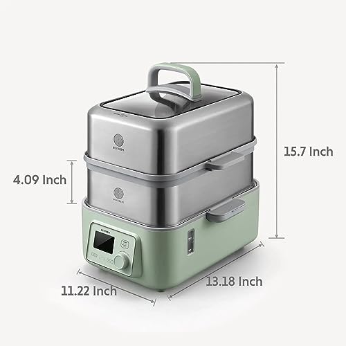 BUYDEEM G563-A501 Electric Food Steamer for Keto Diets