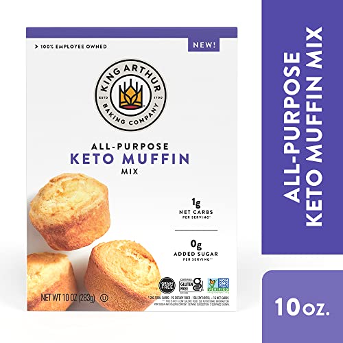 Keto-Friendly King Arthur Muffin Mix, 1g Carbs