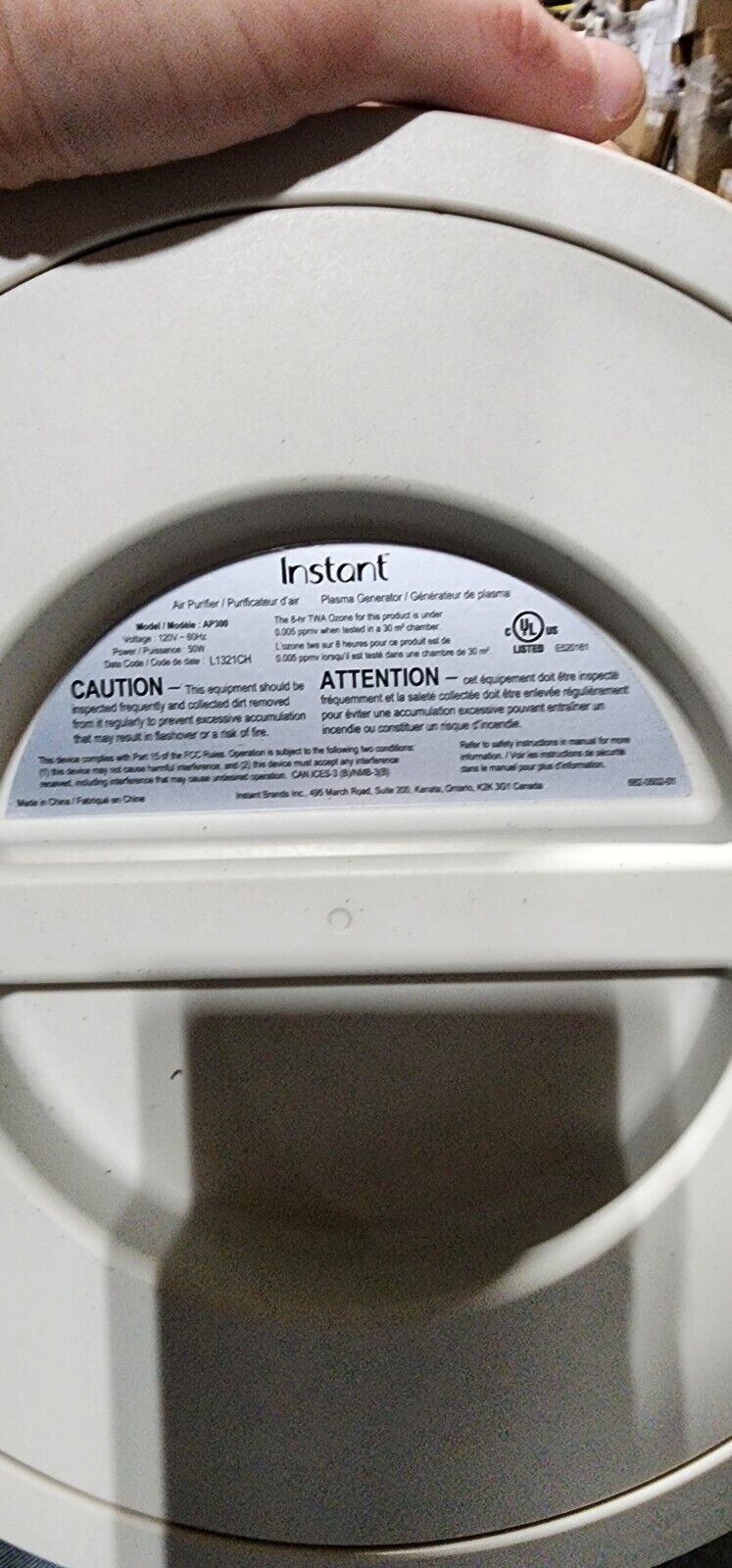 HEPA Quiet Air Purifier with Plasma Ion Technology