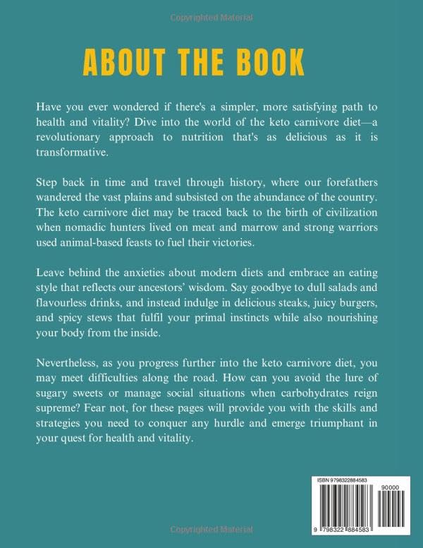 Beginner's Guide: Keto Carnivore Diet Cookbook 2024