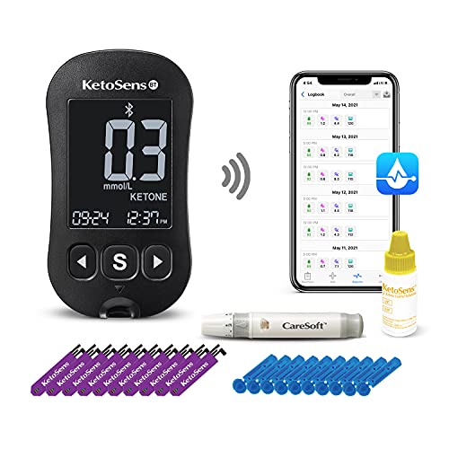 KetoSens Blood Ketone Monitoring Starter Kit with Bluetooth