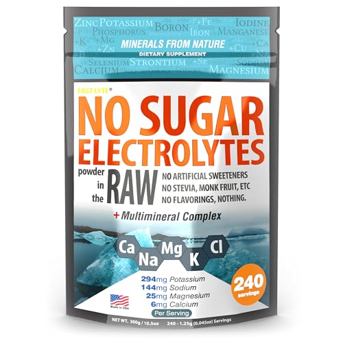 Natural No-Sugar Electrolytes Powder for Keto Diet & Vegan
