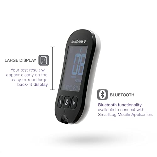 KetoSens Blood Ketone Monitoring Starter Kit with Bluetooth