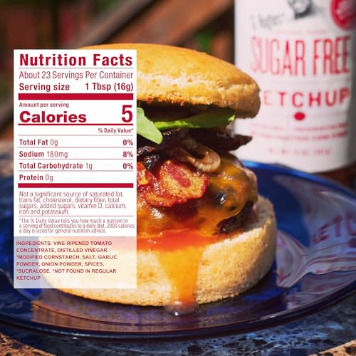 G Hughes Keto-Friendly Sugar-Free Ketchup - 13 Oz