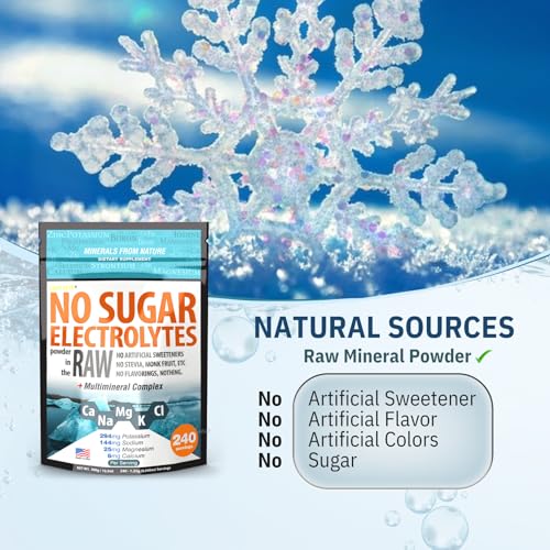 Natural No-Sugar Electrolytes Powder for Keto Diet & Vegan