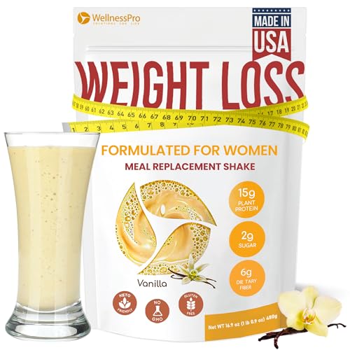 Vanilla Keto Meal Replacement Shake for Women, 16.9oz