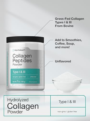 7oz Hydrolyzed Collagen Powder | Type I & III