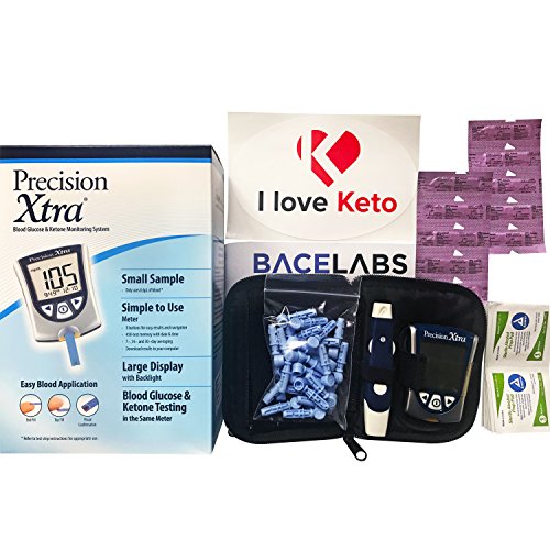 Keto Precision Xtra Monitoring Kit + Test Strips
