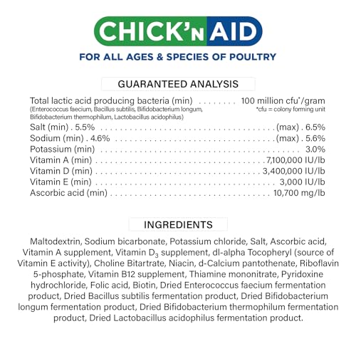 Chick'n Aid Chicken Supplement - Vitamins for Poultry