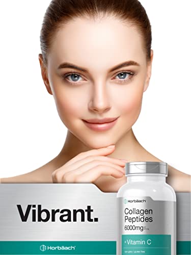 Horbäach Collagen Peptides 6000mg with Vitamin C