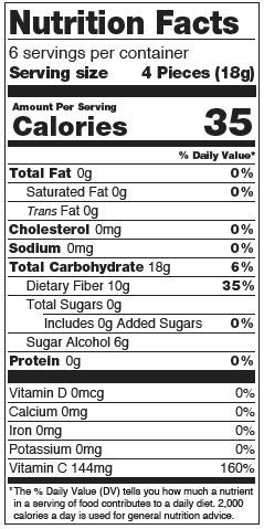 Keto-Friendly Ginger Hard Candy, Zero Sugar, 24 Count