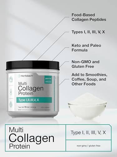 Horbäach Multi Collagen Protein Powder Keto & Paleo