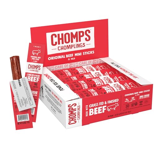 Grass-Fed Beef Jerky Snack Sticks - Keto-Friendly Snacks