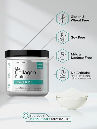 Horbäach Multi Collagen Protein Powder Keto & Paleo