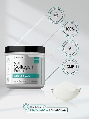 Horbäach Multi Collagen Protein Powder Keto & Paleo