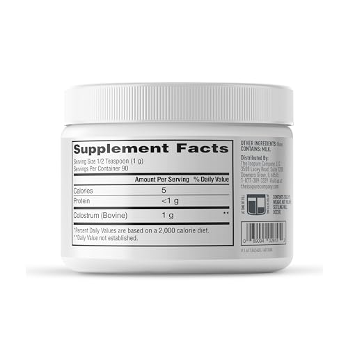 Isopure Bovine Colostrum Powder for Keto, 90 Servings