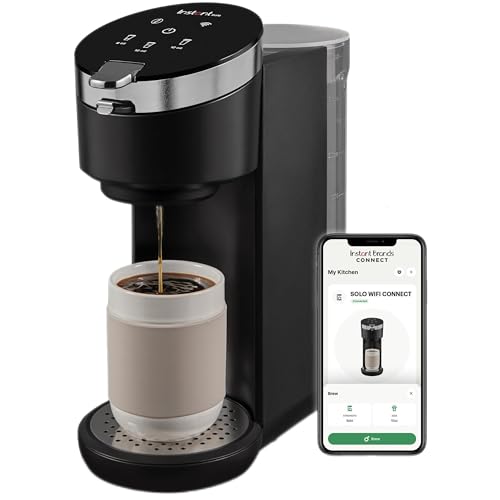 Keto-Friendly Single Serve Coffee Maker with Reusable Pod