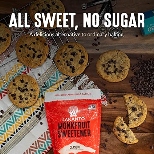Lakanto Monk Fruit Sweetener - Keto Friendly Sugar Substitute