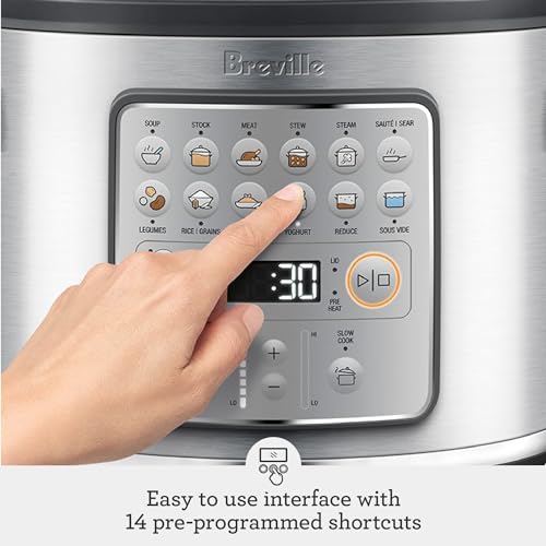 Breville Fast Slow GO™ Cooker, Brushed Stainless, BPR680BSS