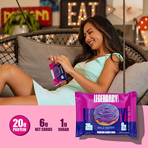 Wild Berry Flavored Protein Breakfast Rolls - 10-pack