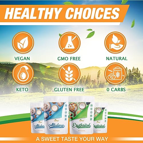 Keto-Friendly Allulose Sweetener: 342 Servings, Zero Calories