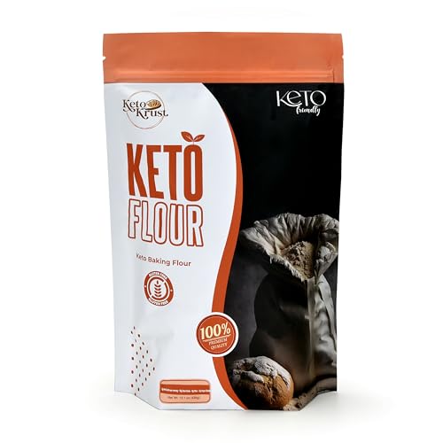 KETO KRUST Low-Carb Flour: Gluten-Free, Protein-Rich - 15oz
