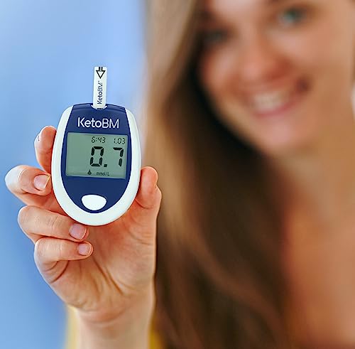 KetoBM Blood Ketone Meter Kit with Monitor & Strips