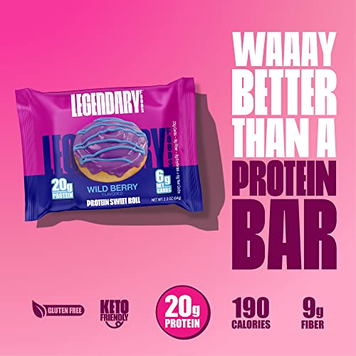 Wild Berry Flavored Protein Breakfast Rolls - 10-pack