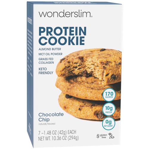 Keto-friendly Chocolate Chip Protein Cookies (7ct) - Gluten-Free