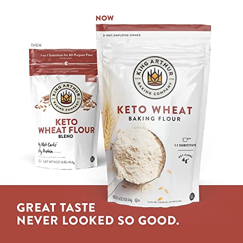 King Arthur, Keto Wheat Flour Blend, 1-to-1 Substitute