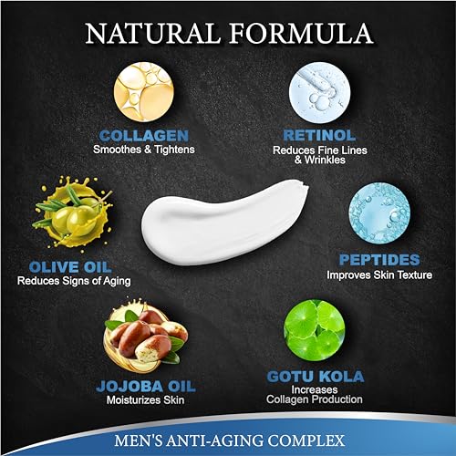 Collagen & Retinol Face Cream for Men - 4.2 OZ